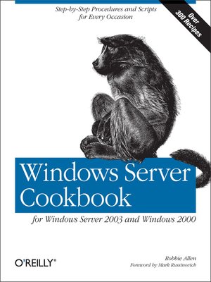 cover image of Windows Server Cookbook